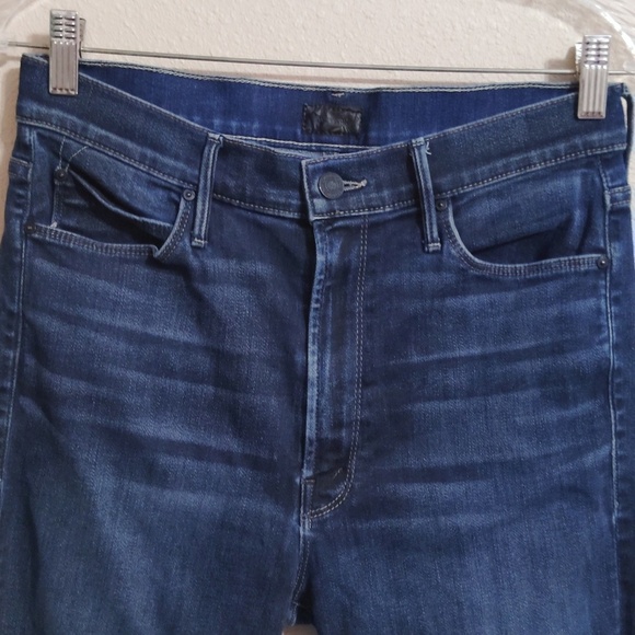 Mother High Waisted Looker Ankle Fray In Night Owl Size 29 - Picture 5 of 9